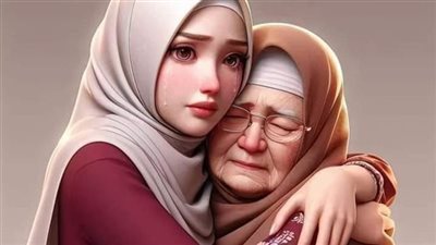 ام عجوز كما تدين تدان